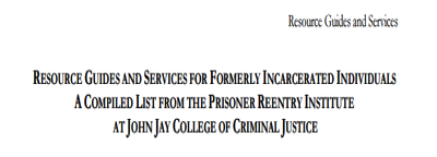 National Directory of Reentry Resource Guides