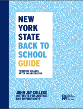 New York State Back to School Guide: Pursuing College After Incarceration